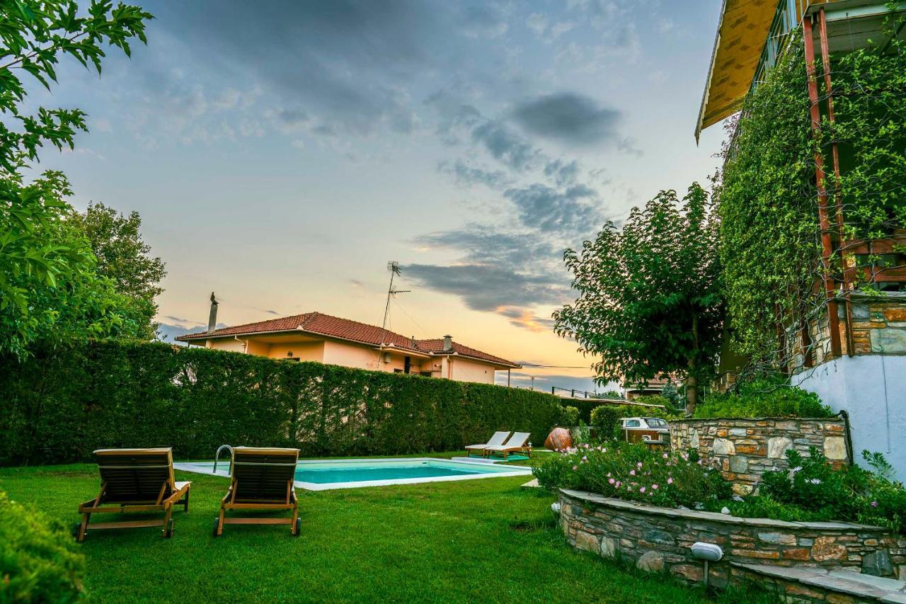 Villa Chariklia'S House With Private Pool Káto Lekhónia Exterior foto